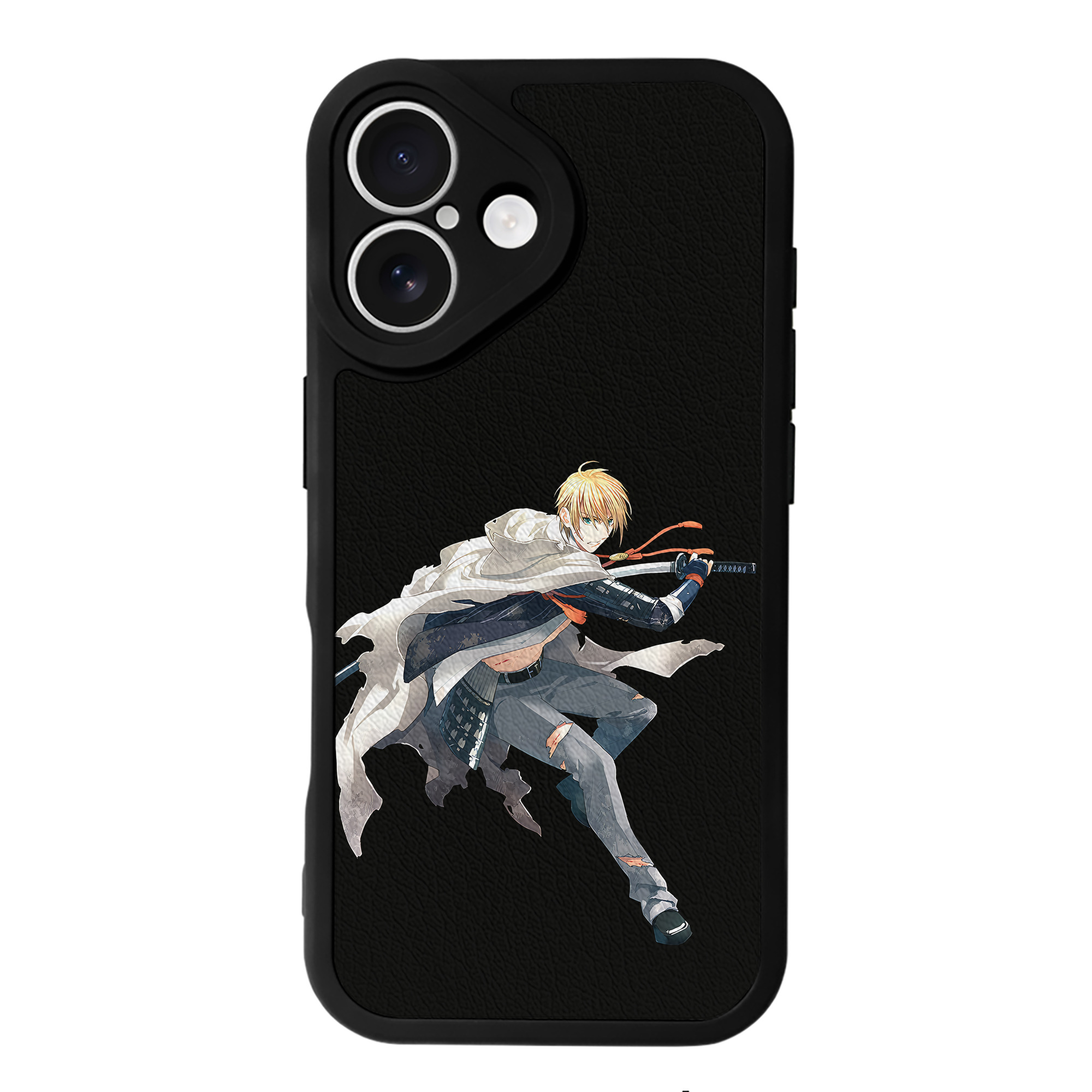 （画像用） 刀剣乱舞 Touken Ranbu 【iPhone 16シリーズ対応】シリコンスマホケース（レザー調） 材質：シリコン